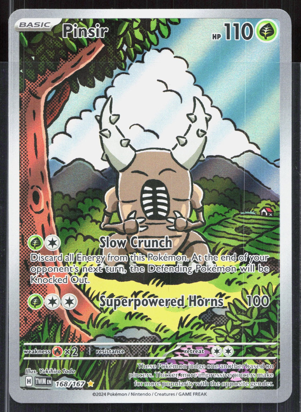 Pinsir Illustration Rare SV06: Twilight Masquerade 168/167
