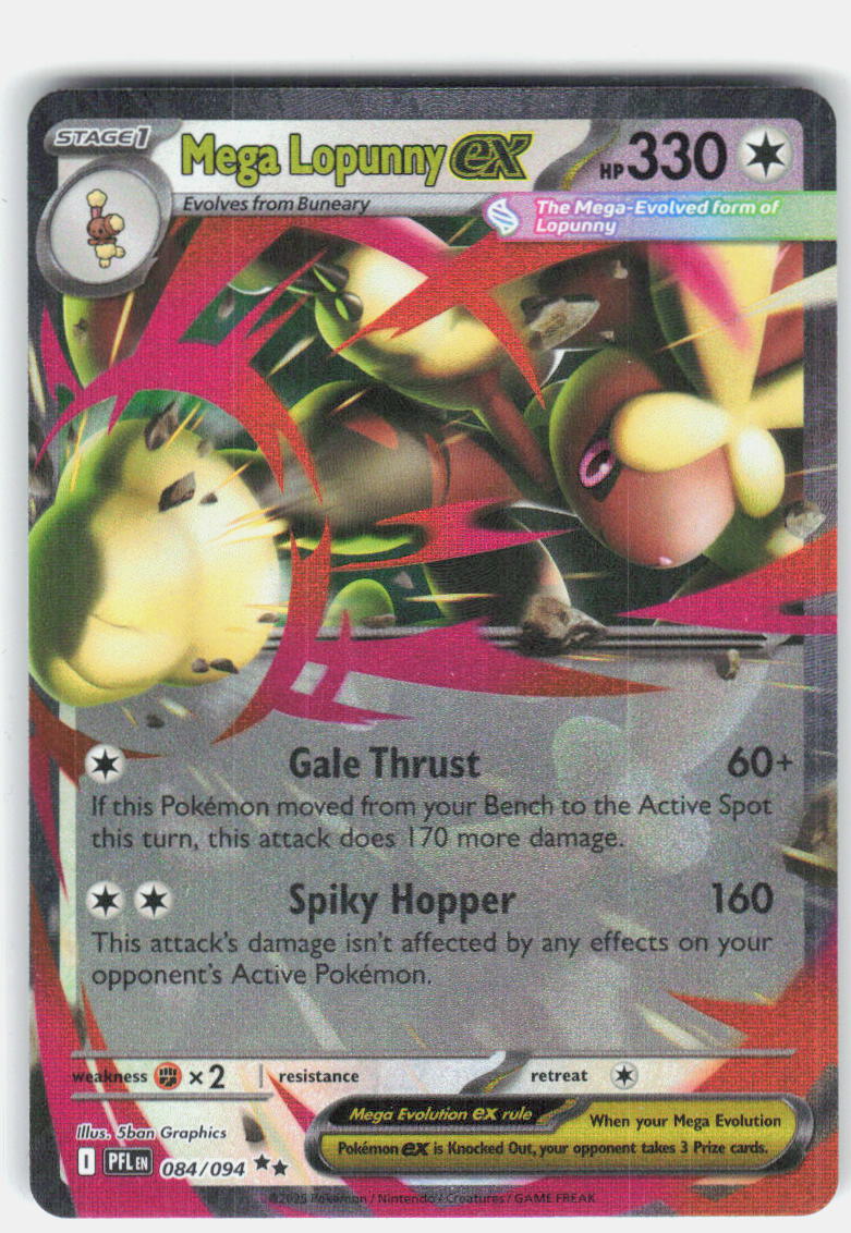 Mega Lopunny ex ME02: Phantasmal Flames 084/094