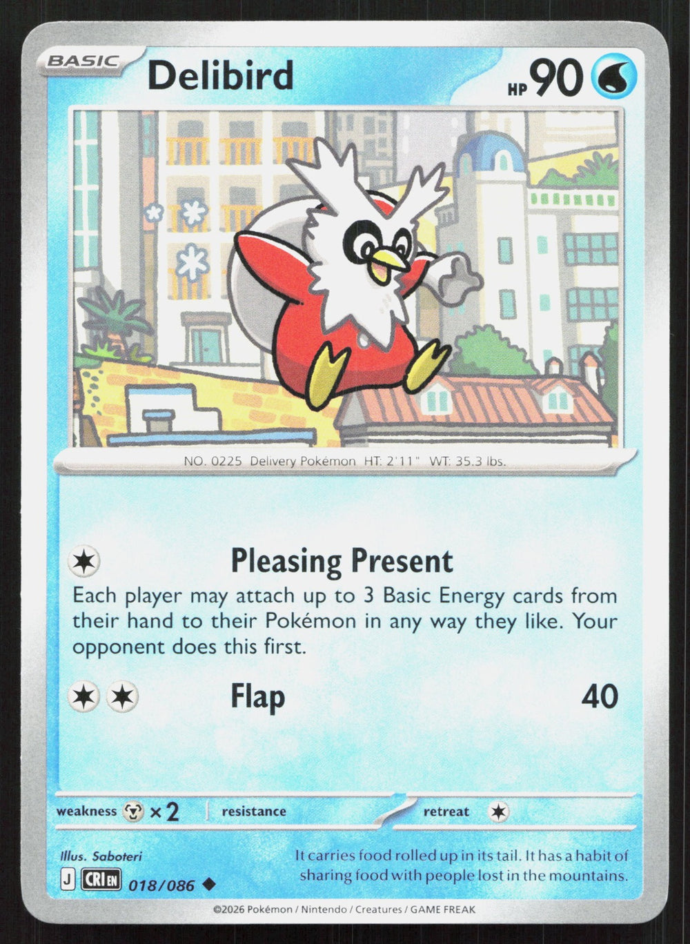 Delibird ME04: Chaos Rising 018/086