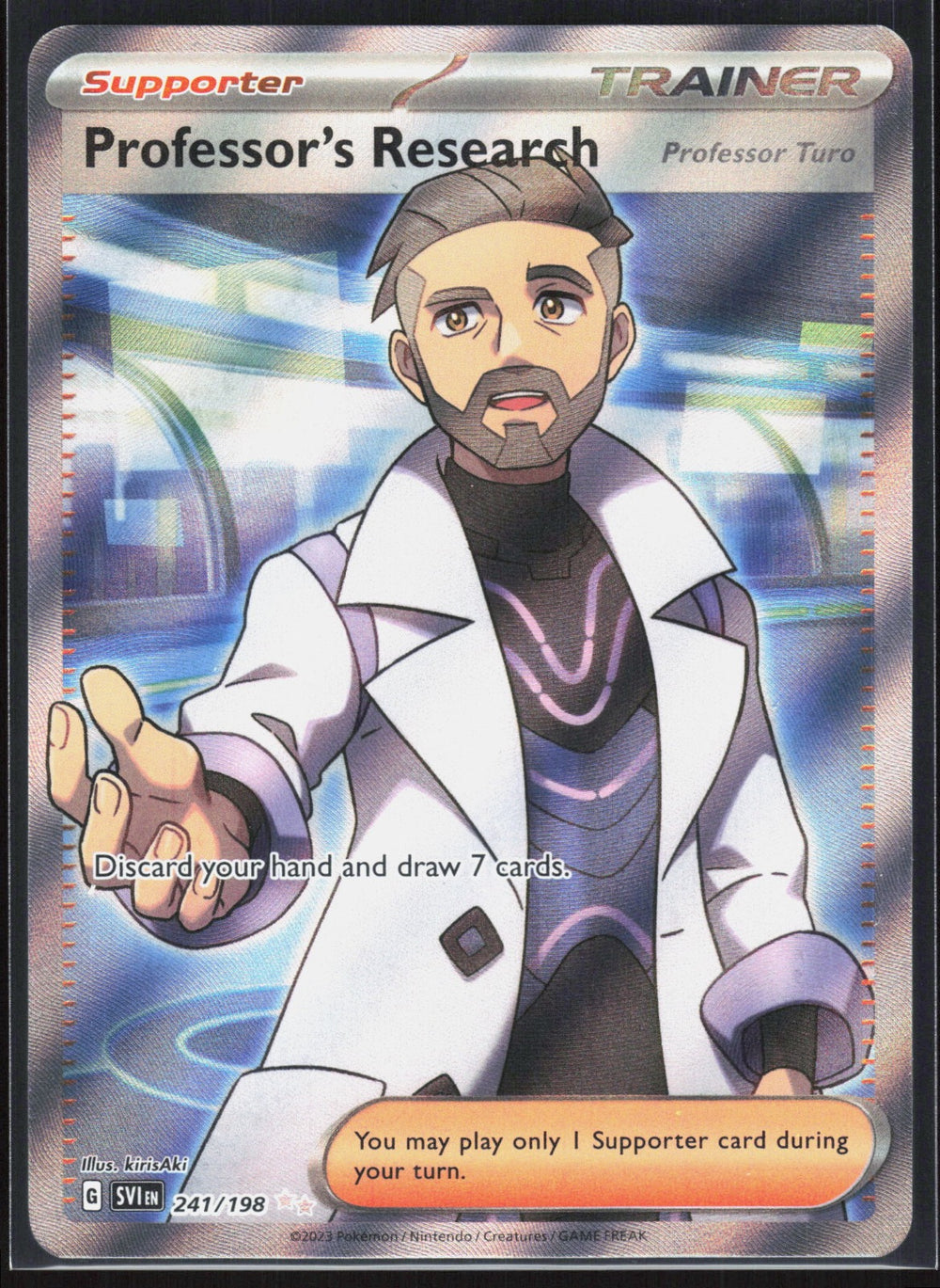 Professor's Research [Professor Turo] SV01: Scarlet & Violet Base Set 241/198