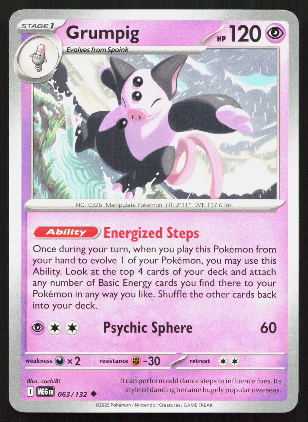 Grumpig ME01: Mega Evolution 063/132