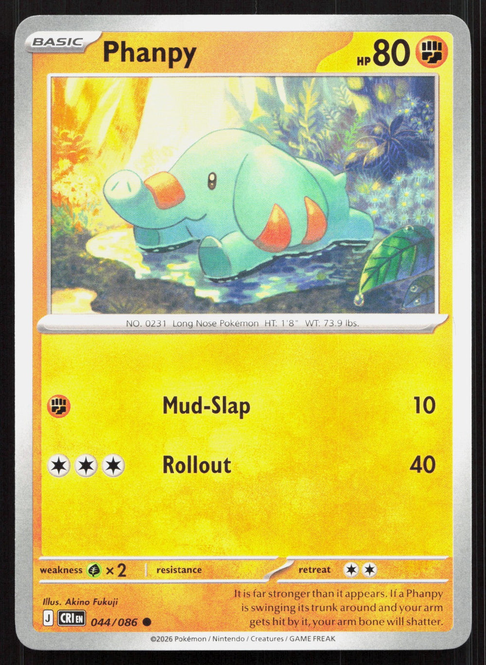 Phanpy ME04: Chaos Rising 044/086