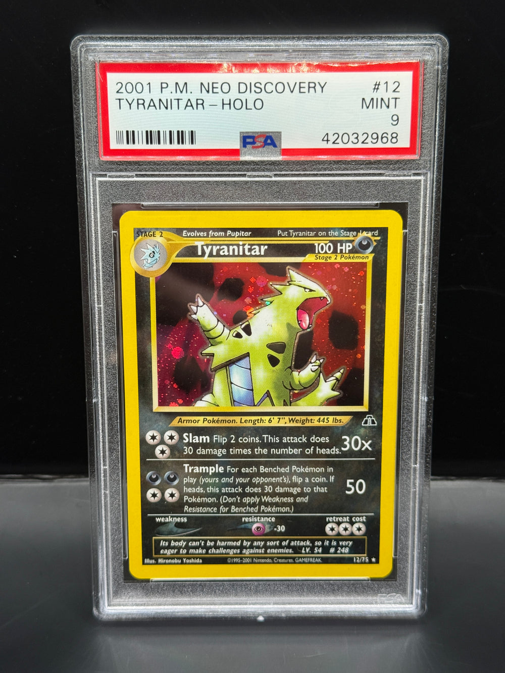 Tyranitar-Holo PSA 9 #42032968