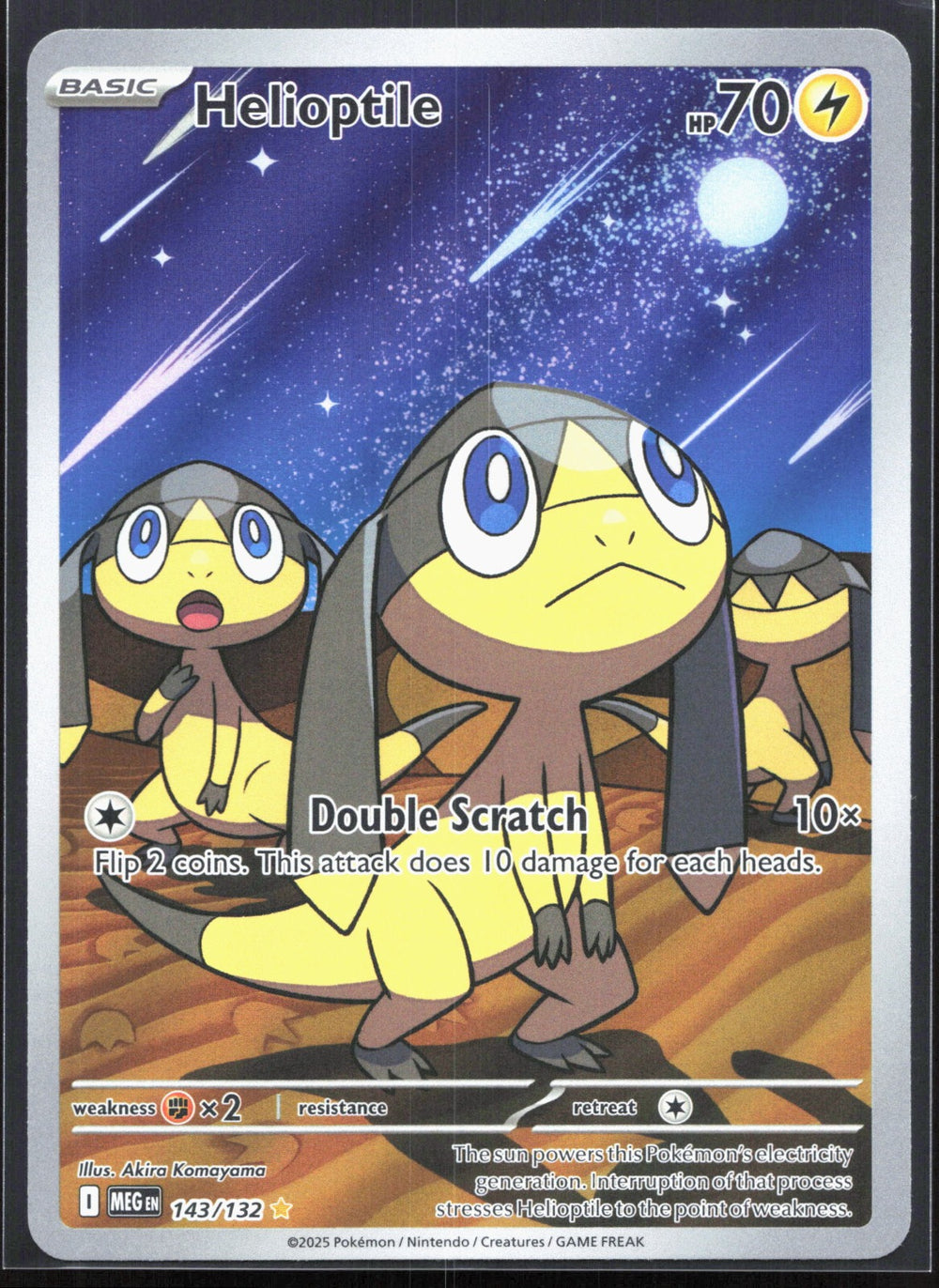 Helioptile Illustration Rare ME01: Mega Evolution 143/132