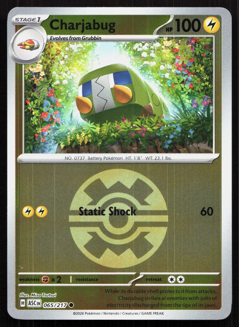 Charjabug (Quick Ball) Reverse Holo ME: Ascended Heroes 065/217