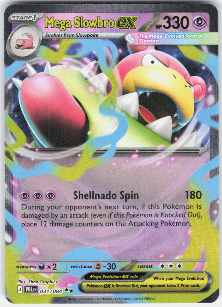 Mega Slowbro ex ME05: Pitch Black 031/084