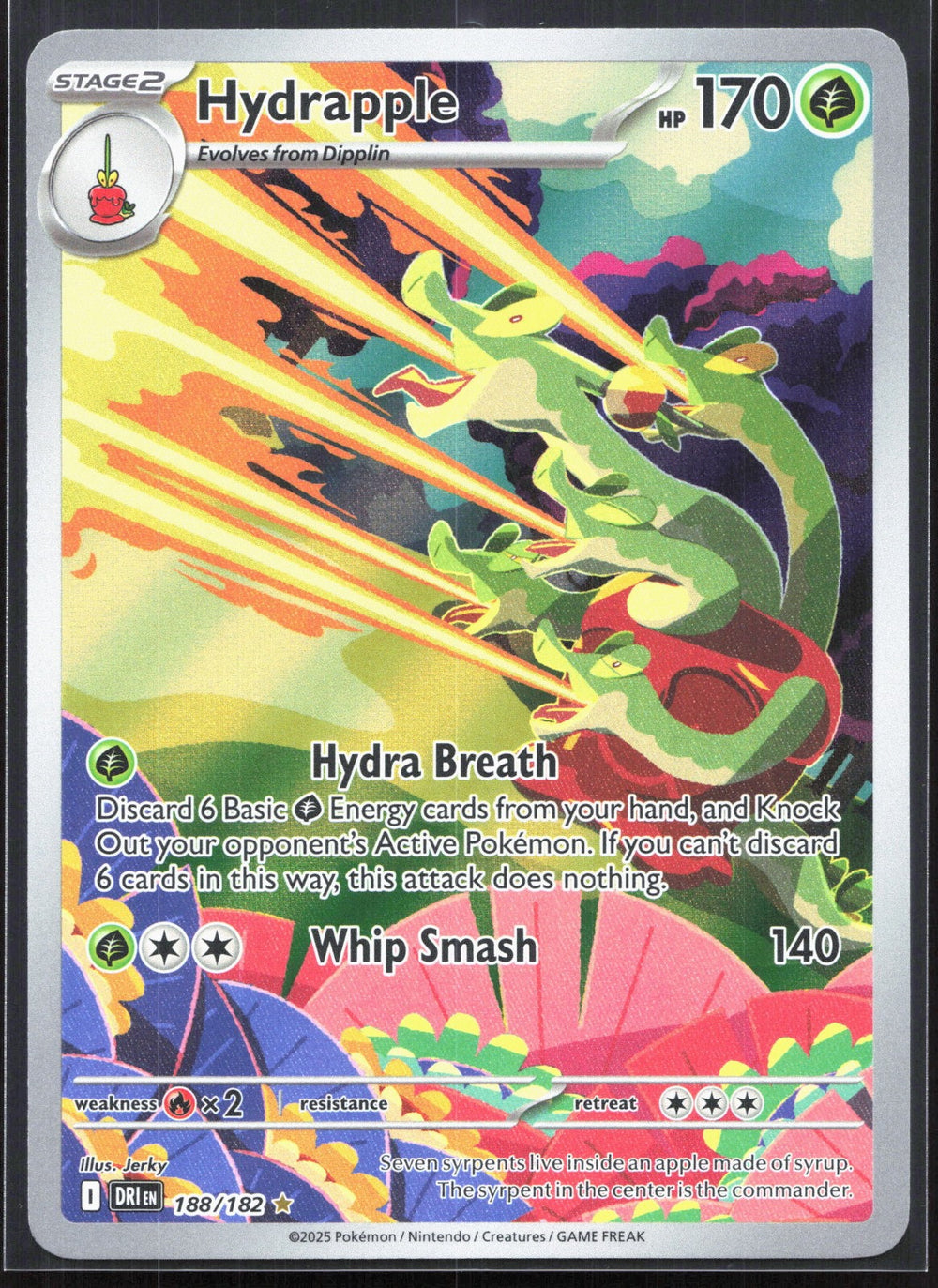 Hydrapple Illustration Rare SV10: Destined Rivals 188/182
