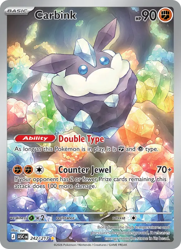 Carbink IR 242/217 Ascended Heroes