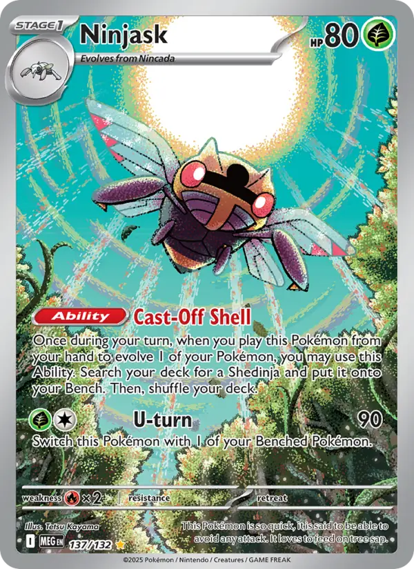 Ninjask IR 137/132 Mega Evolution