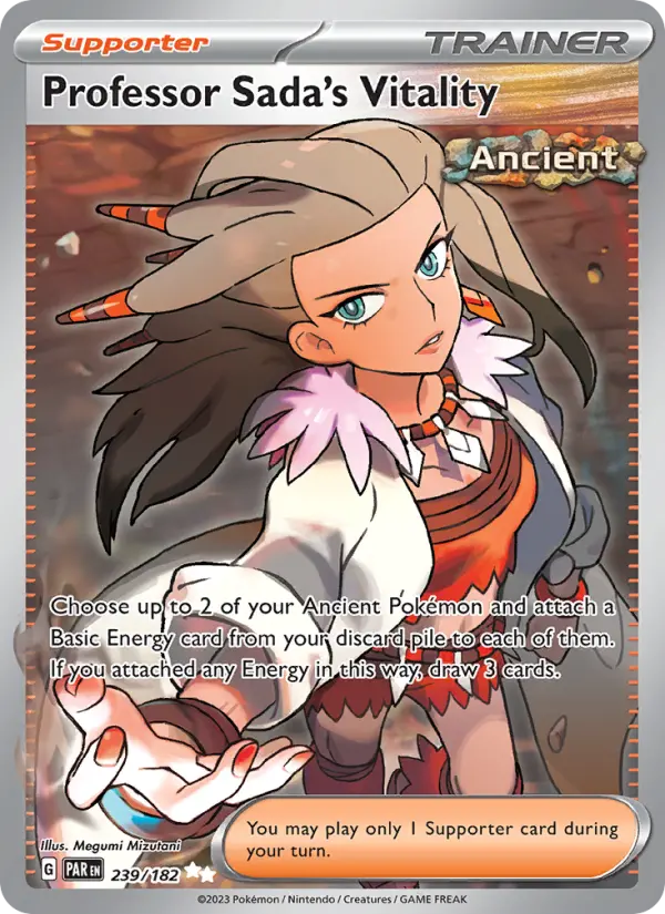 Professor Sada's Vitality Ultra Rare 239/182 Paradox Rift