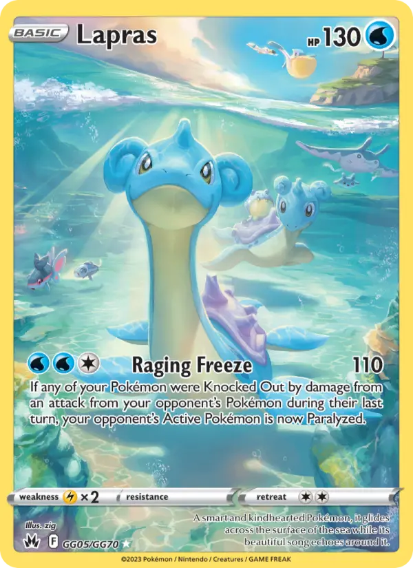 Lapras Galarian Gallery GG05/GG70 Crown Zenith