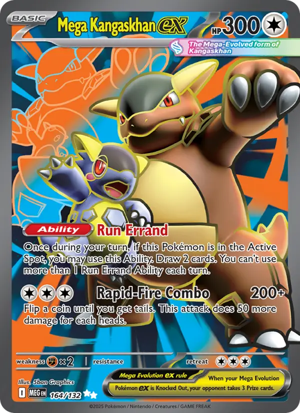 Mega Kangaskhan ex Ultra Rare 164/132 Mega Evolution