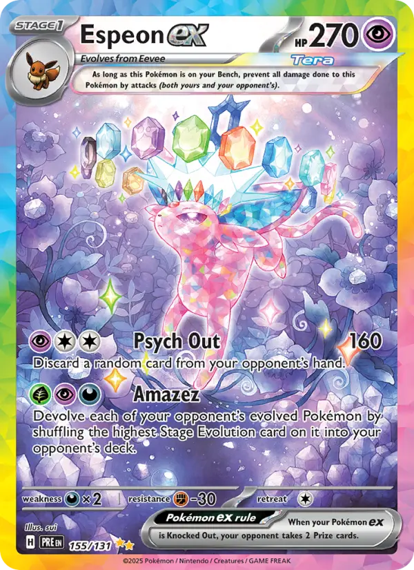 Espeon ex SIR 155/131 Prismatic Evolutions