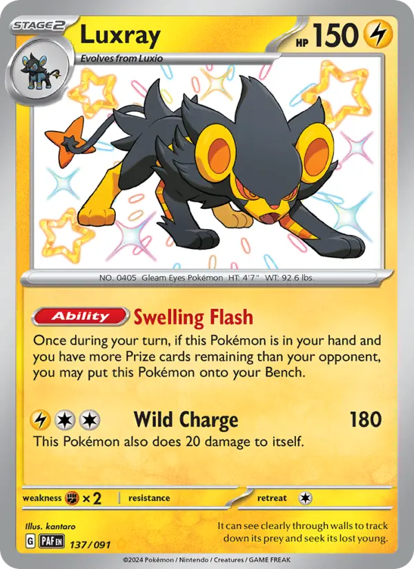 Luxray 137/091 Paldean Fates