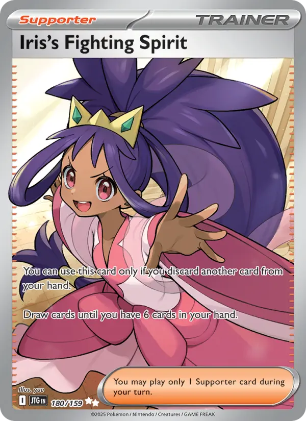 Iris's Fighting Spirit Ultra Rare 180/159 Journey Together