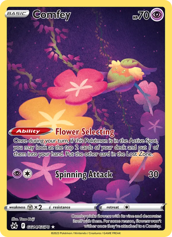 Comfey Galarian Gallery GG14/GG70 Crown Zenith