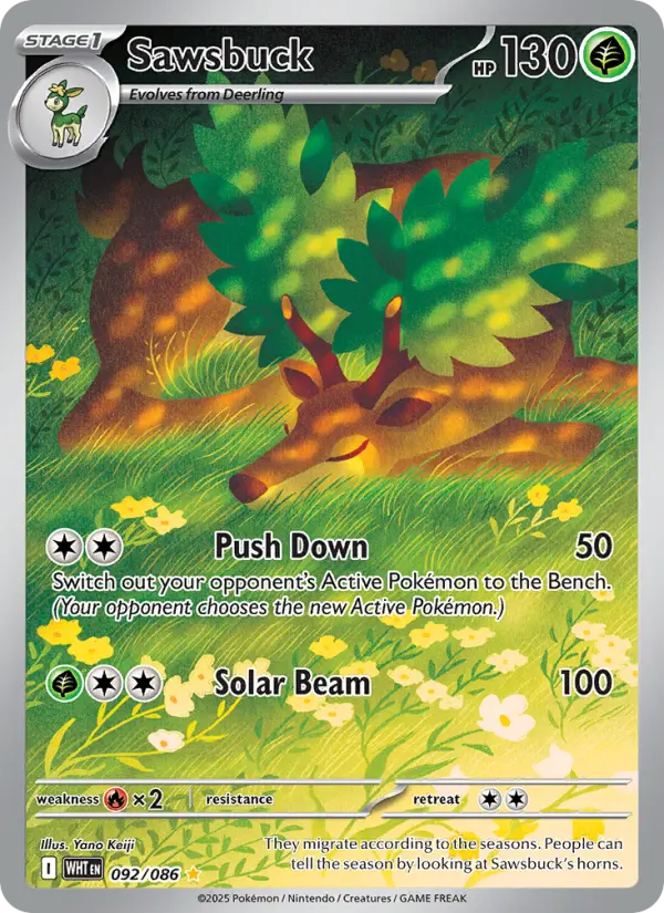 Sawsbuck IR 092/086 White Flare