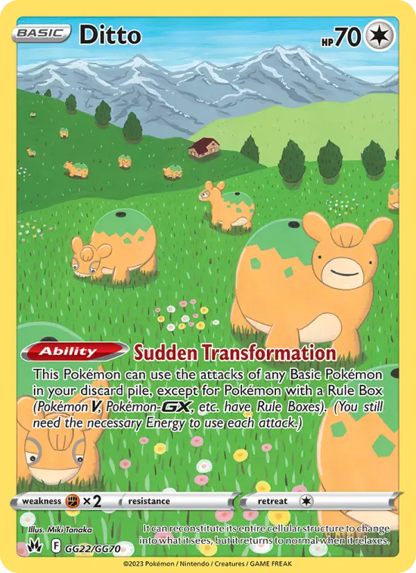 Ditto Galarian Gallery GG22/GG70 Crown Zenith