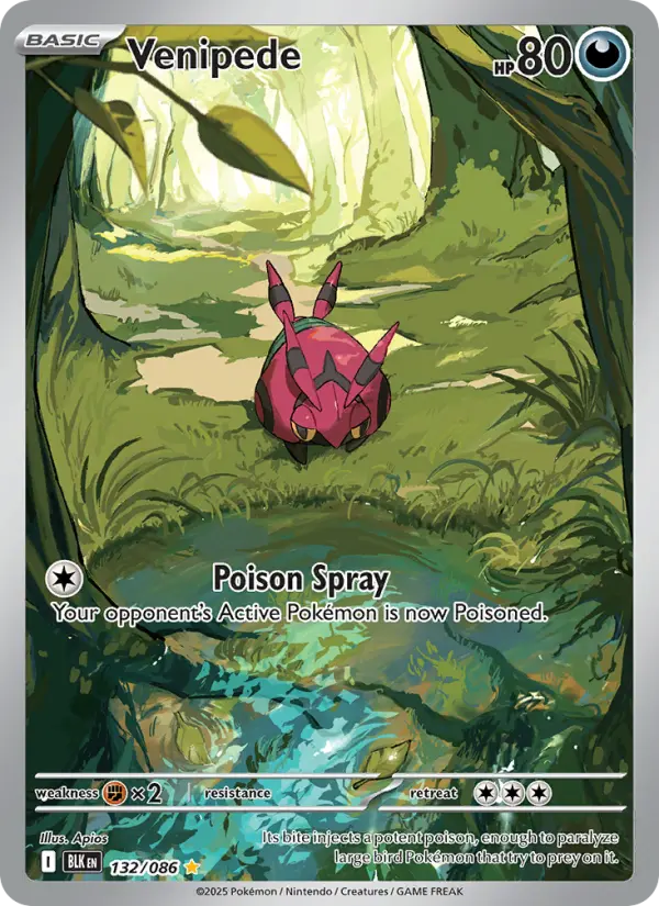 Venipede IR 132/086 Black Bolt