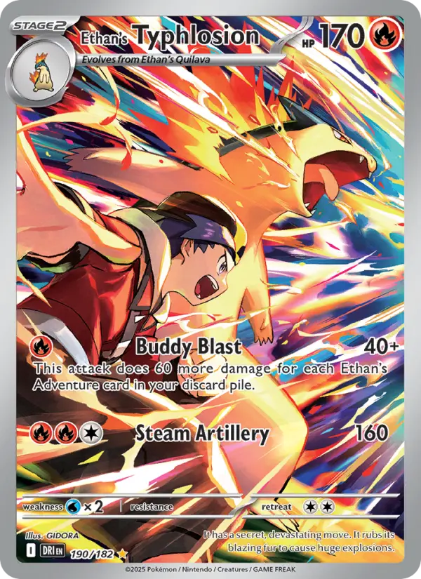 Ethan's Typhlosion IR 190/182 Destined Rivals