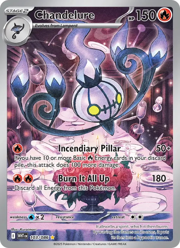 Chandelure IR 103/086 White Flare