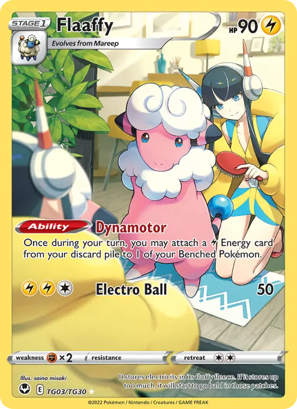 Flaaffy Trainer Gallery TG03/TG30 Silver Tempest
