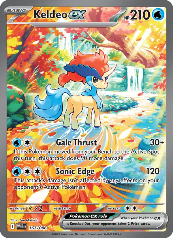Keldeo ex SIR 167/086 White Flare