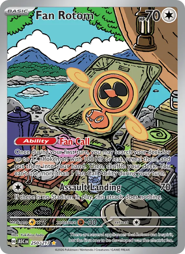 Fan Rotom IR 250/217 Ascended Heroes