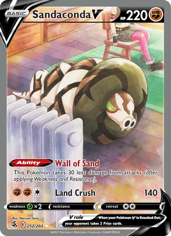 Sandaconda V Alt Art 252/264 Fusion Strike