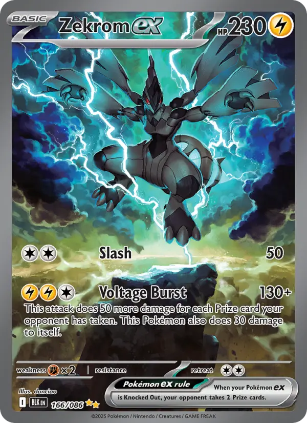 Zekrom ex SIR 166/086 Black Bolt