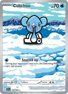 Cubchoo IR 109/086 Black Bolt