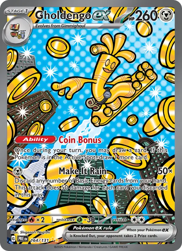 Gholdengo ex SIR 164/131 Prismatic Evolutions