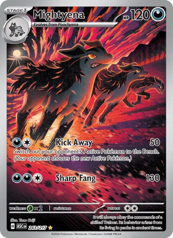 Mightyena IR 243/217 Ascended Heroes
