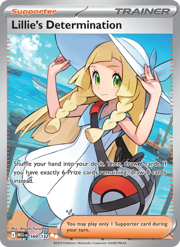 Lillie's Determination Ultra Rare 169/132 Mega Evolution