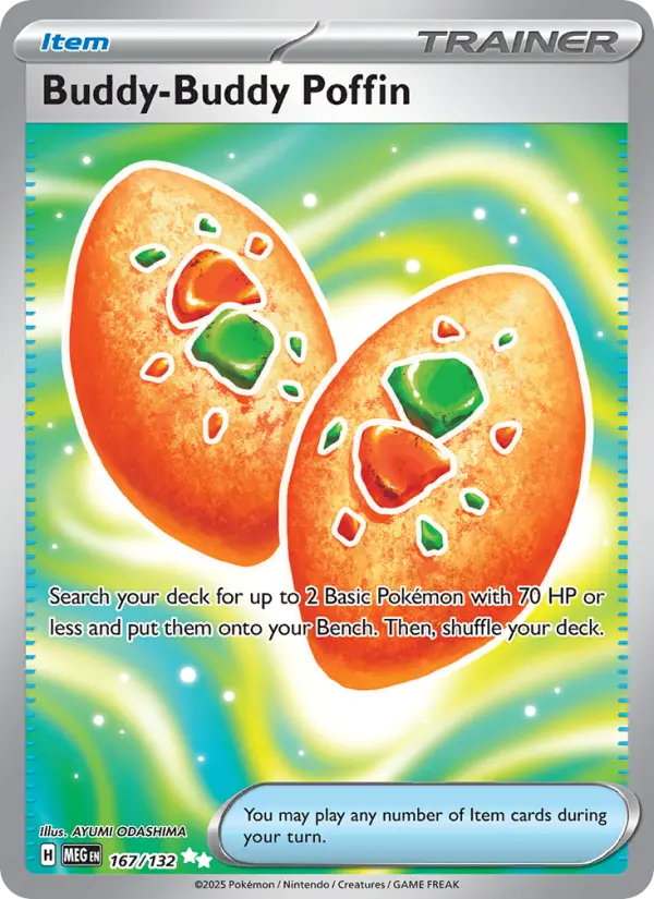 Buddy-Buddy Poffin Ultra Rare 167/132 Mega Evolution