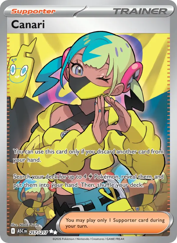 Canari Ultra Rare 257/218 Ascended Heroes
