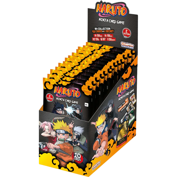 Naruto Mythos: Konoha Shido 1st Edition Booster Box Display (24 Pack)