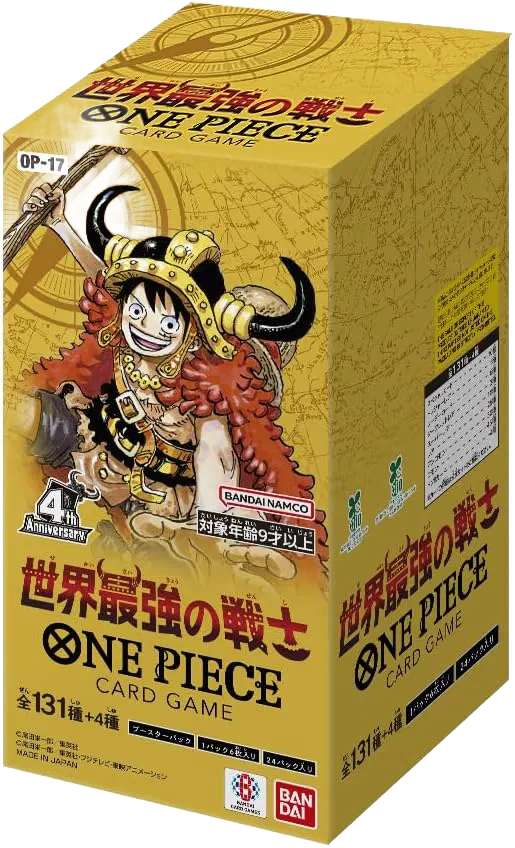 One Piece Card Game: The World’s Strongest Warriors Booster Box (OP17) (JP)