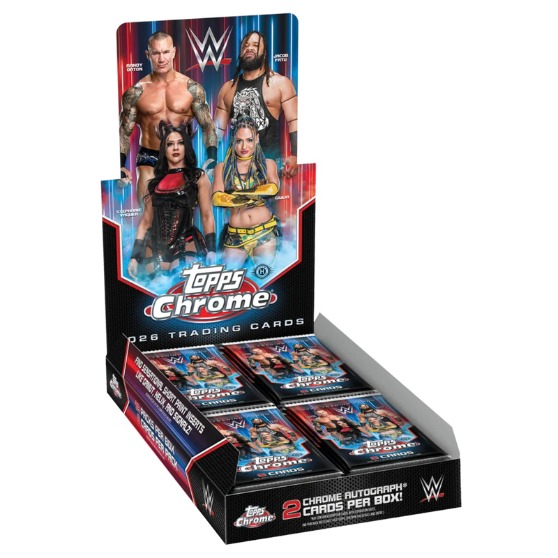 TOPPS: Chrome 2026 WWE Hobby Box